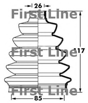FIRST LINE FCB2399 Bellow, driveshaft